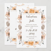 Herbst-Hochzeitseinladung Einladung (Vorne/Hinten)