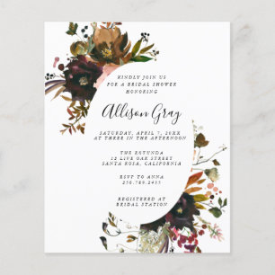 HERBST-Hochzeitseinladung Flyer