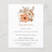 Herbst-Hochzeitsempfang (Vorderseite)