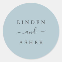 Herbst | Hochzeitsszenarien-Umschlag Aufkleber