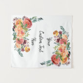 Herbst Hochzeitstornierung, Herbst-Foto-Stand Wandteppich (Vorderseite (Horizontal))