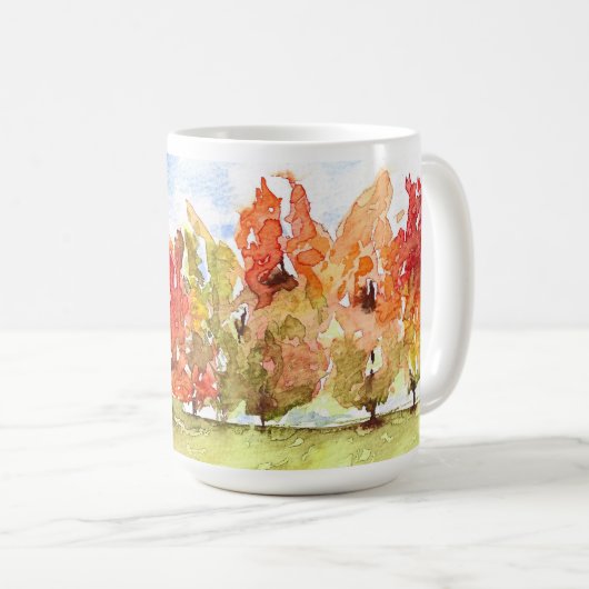 Herbst holt mich hoch, 15 oz Tasse (VorderseiteRechts)