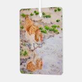 Herbst: Hühnerdekoration Ornament Aus Metall (Vorderseite links)