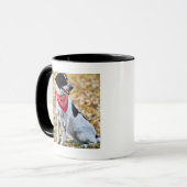 Herbst-Hund Tasse (Vorderseite Links)