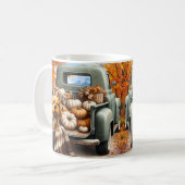 Herbst-Hund-Themen-Tasse Kaffeetasse (Vorderseite Links)