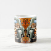 Herbst-Hund-Themen-Tasse Kaffeetasse (Mittel)