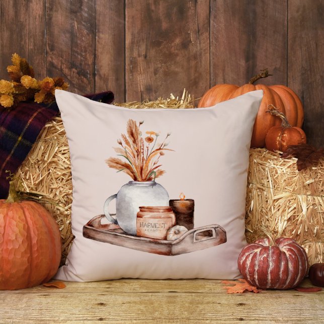 Herbst Hütte Erntedank Kissen (Von Creator hochgeladen)