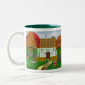 Herbst-Hütten-Tasse Zweifarbige Tasse (Links)