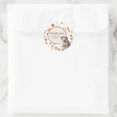 Herbst Igel Danke, Stickers (Tasche)