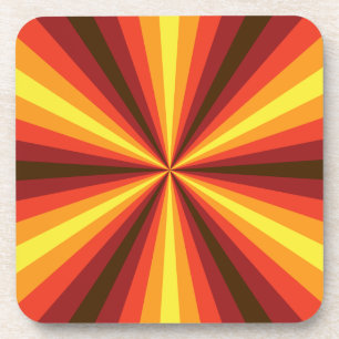 Herbst-Illusions-Quadrat-Achterbahn Untersetzer