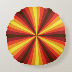 Herbst-Illusions-Rundkissen Rundes Kissen