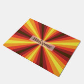Herbst-Illusions-Türmatte Fußmatte (Schrägansicht)
