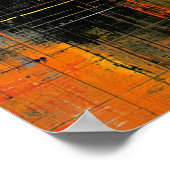Herbst im Abstrakten Poster (Ecke)