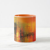 Herbst im Abstrakten Tasse (Zentrum)