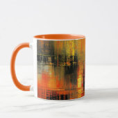 Herbst im Abstrakten Tasse (Links)