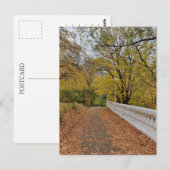 Herbst im alten Park. Postkarte (Vorne/Hinten)