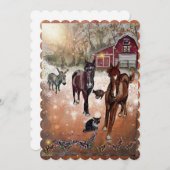 Herbst im Betrieb Einladung (Vorne/Hinten)