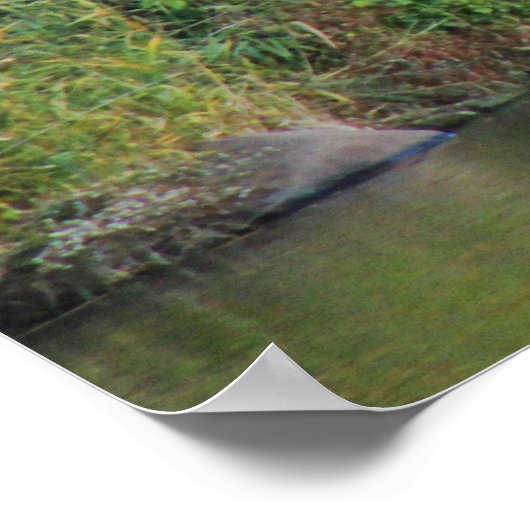 Herbst im Central Park: Boote durch Bow Bridge #01 Poster (Ecke)