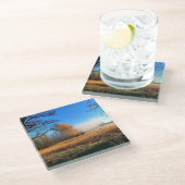 Herbst im Champoeg Staat Park, Oregon Poster Magne Glasuntersetzer (Schrägansicht)