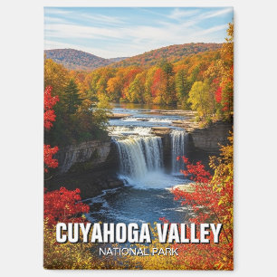 Herbst im Cuyahoga Valley National Park Ohio Magnet