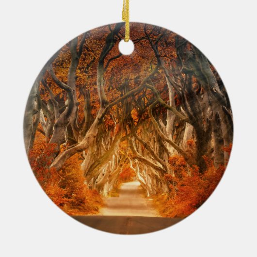 Herbst im Dickicht Keramik Ornament (Hinten)