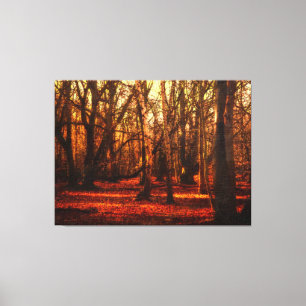 Herbst im Epping Forrest Leinwanddruck