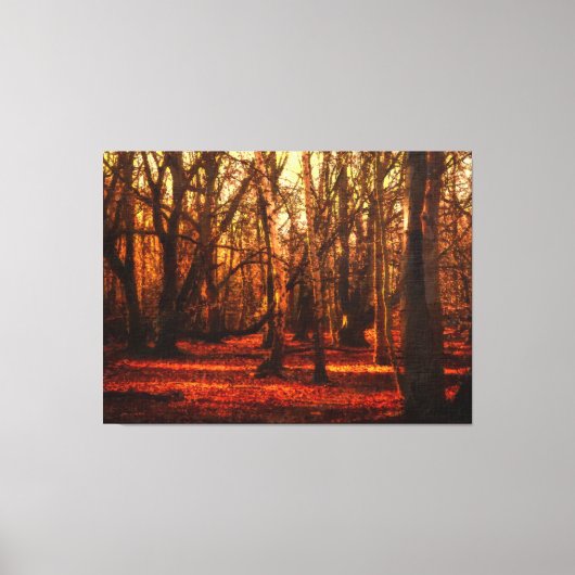 Herbst im Epping Forrest Leinwanddruck (Vorderseite)