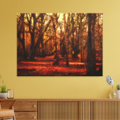 Herbst im Epping Forrest Leinwanddruck (Insitu (Wohnzimmer))