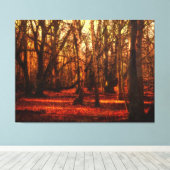 Herbst im Epping Forrest Leinwanddruck (Insitu (Holzboden))