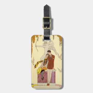 Herbst im Frankreich-Kunst-Deko-Gepäck-Umbau Gepäckanhänger