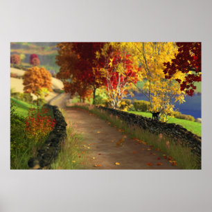 Herbst im Glen-Druck Poster