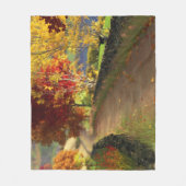 Herbst im Glen Fleece Blanket (Vorderseite)
