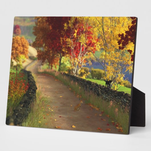 Herbst im Glen Plaque Fotoplatte (Seite)