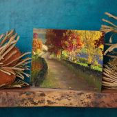 Herbst im Glen Plaque Fotoplatte (Seite)