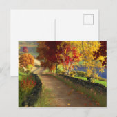 Herbst im Glen Postkarte (Vorne/Hinten)