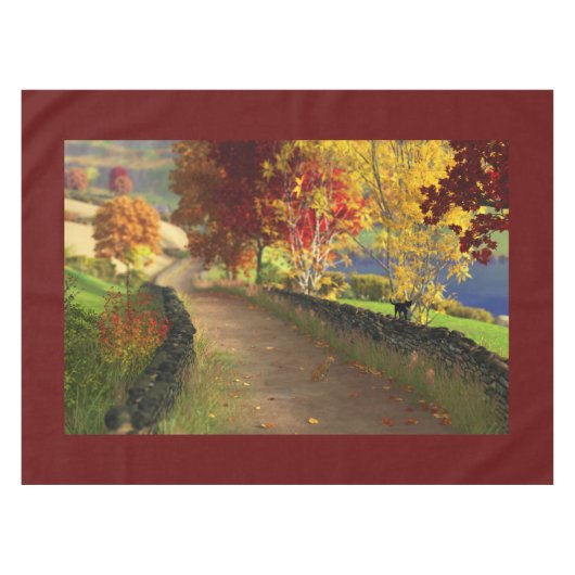 Herbst im Glen-Tablett Tischdecke (Vorderseite (Horizontal))