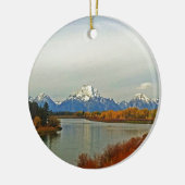 Herbst im Grand Teton Nationalpark Keramikornament (Links)