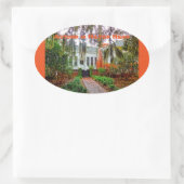 Herbst im Hilton Head Coastcovery Museum HHI Ovaler Aufkleber (Tasche)