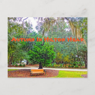 Herbst im Hilton Head Coastcovery Museum HHI Postkarte