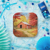 Herbst im Land Pappteller (Party)