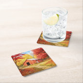 Herbst im Land Rechteckiger Pappuntersetzer (Vor Ort)