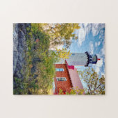Herbst im Leuchtturm von Eagle Harbour Puzzle (Horizontal)