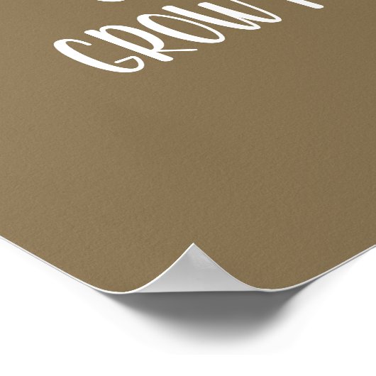 Herbst im Mushroom House Poster (Ecke)