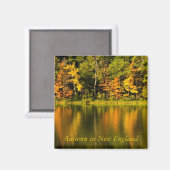 Herbst im New England Magnet (Vorderseite/Rückseite)