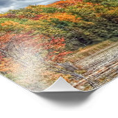 Herbst im Nordwald Fotodruck (Ecke)
