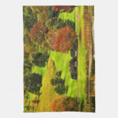 Herbst im Park Geschirrtuch (Vertikal)