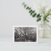 Herbst im Park (grenzt) Visitenkarte (Stehend Vorderseite)