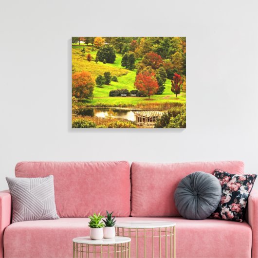 Herbst im Park Leinwanddruck (Insitu (Wohnzimmer))