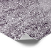 Herbst im Park - Lila Toned BW Poster (Ecke)