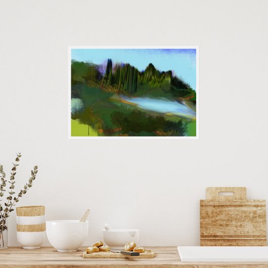 Herbst im Park Poster (Küche)